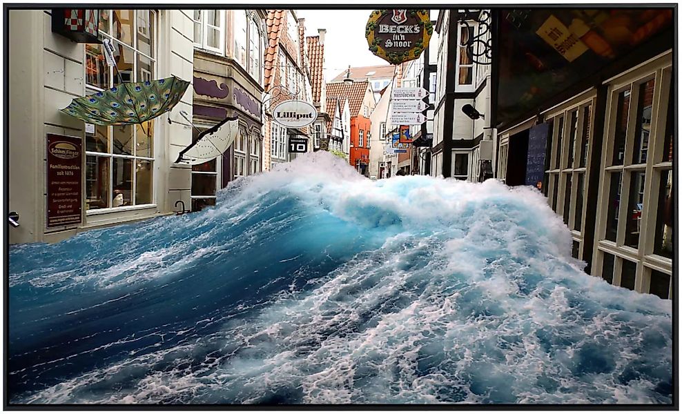 Papermoon Infrarotheizung »Überschwemmste Straße«, sehr angenehme Strahlung günstig online kaufen