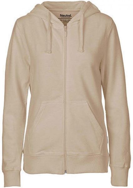 Neutral Kapuzensweatjacke Ladies Zip Hoodie günstig online kaufen