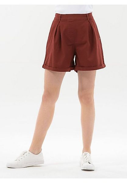 ORGANICATION Shorts Shorts aus Bio-Baumwolle-Elasthan-Mix in Hot Chocolate günstig online kaufen