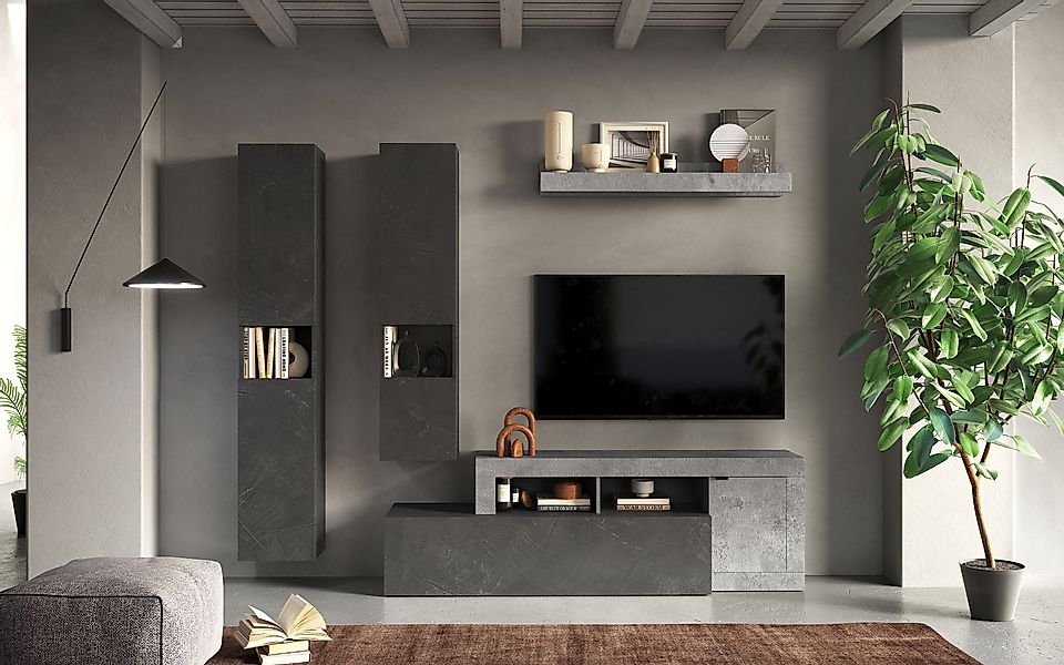 INOSIGN Wohnwand "Freedom" 4 Stk. tlg. günstig online kaufen