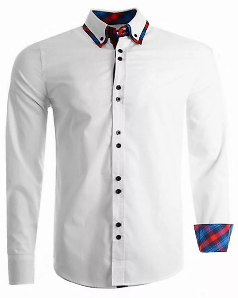 Früchtl Langarmhemd mit Doppelkragen Designer Hemden Männer günstig online kaufen