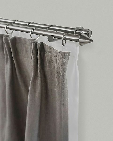 GARESA Gardinenstange »DIAMANT« Ø 16 mm 2 läufig-läufig Wunschmaßlänge;Träg günstig online kaufen