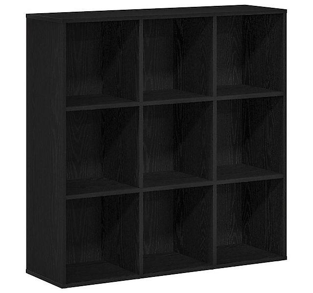 vidaXL Bücherregal Bücherregal Eiche Schwarz 98x29x97,5 cm Holzwerkstoff günstig online kaufen