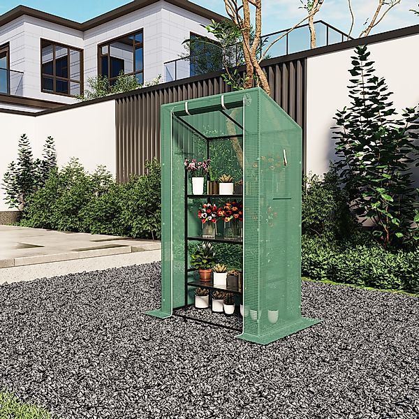 KONIFERA Foliengewächshaus "HF91" BxTxH: 110x60x174/158 cm günstig online kaufen