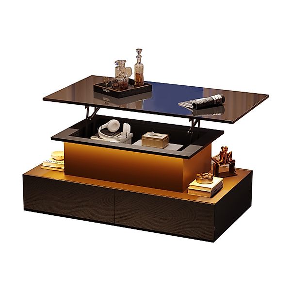 MODFU Couchtisch mit Stauraum (Satztisch, Wohnzimmertisch, günstig online kaufen