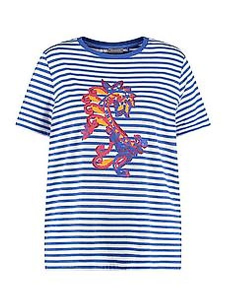 Rundhals-Shirt Samoon weiss günstig online kaufen