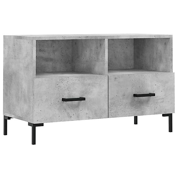 vidaXL TV-Schrank TV-Schrank Betongrau 80x36x50 cm günstig online kaufen