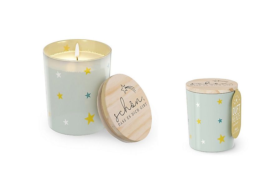 La Vida Duftkerze Kerze Duftkerze im Glas mit Deckel Brenndauer 30h Vanille günstig online kaufen