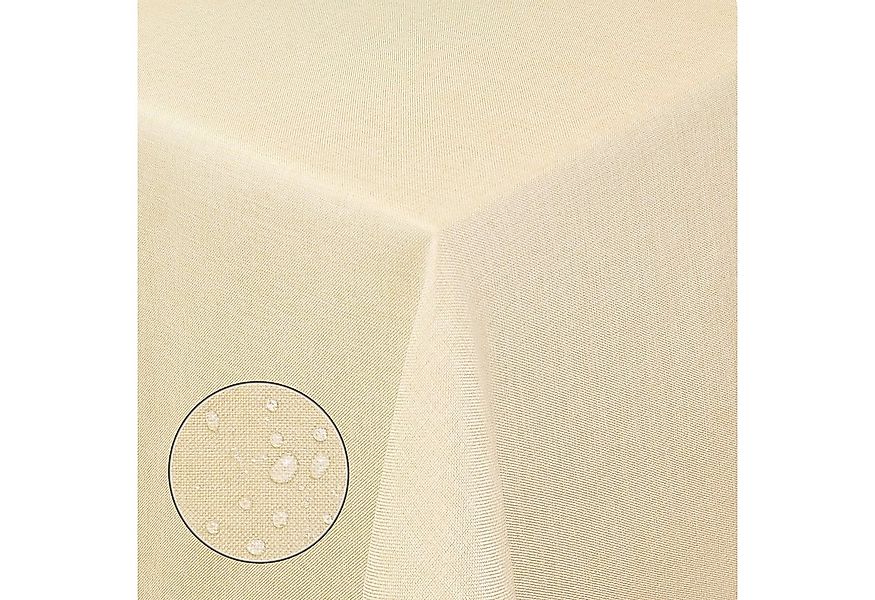 Moderno Tischdecke Tischdecke Stoff Damast Leinen-Optik Jacquard mit Flecks günstig online kaufen