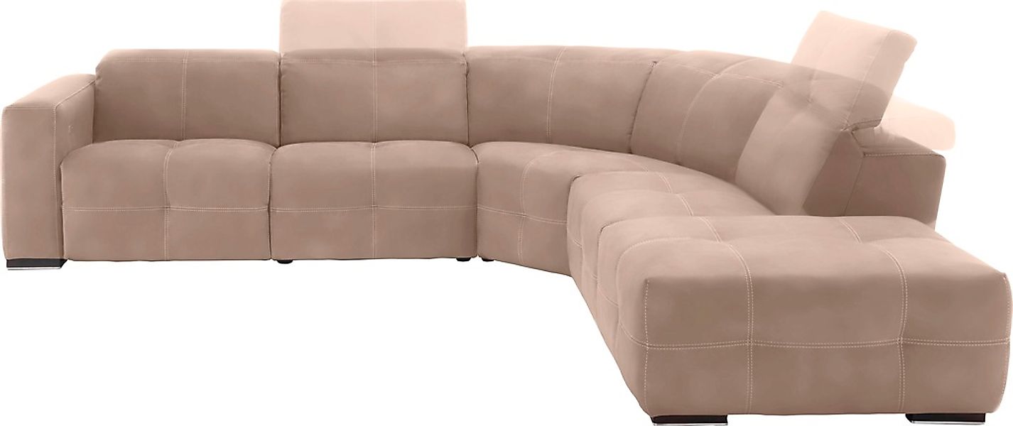 Egoitaliano Ecksofa "Sauvanne", wahlweise mit elektrischer Relaxfunktion, K günstig online kaufen