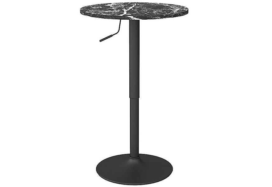 HOMCOM Bartisch Runder Esstisch für 2 Personen (Runder Bartisch, 1-St., Küc günstig online kaufen