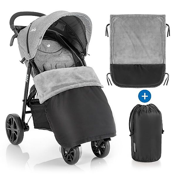 Zamboo Fußsack Schwarz, Universal Fleece Decke günstig online kaufen
