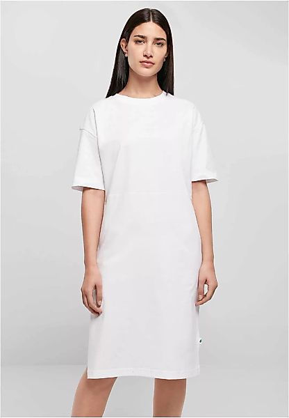URBAN CLASSICS Jerseykleid "Damen Ladies Organic Oversized Slit Tee Dress", günstig online kaufen