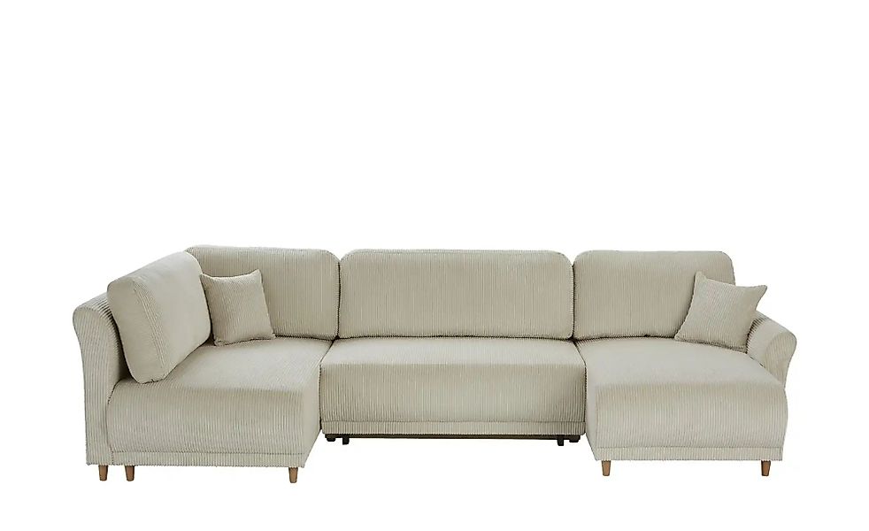 Wohnlandschaft mit Funktion  Malyn II ¦ beige ¦ Maße (cm): B: 316 H: 90 T: günstig online kaufen