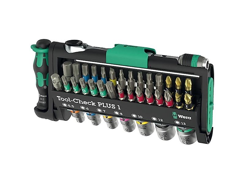 Wera Bit-Set Tool-Check PLUS 1, 39-St., Superkompaktes 39-teiliges Werkzeug günstig online kaufen