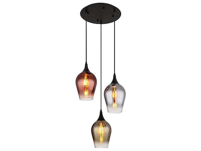 GLOBO LIGHTING LED Pendelleuchte, LED wechselbar, warmweiß, Ausgefallene La günstig online kaufen