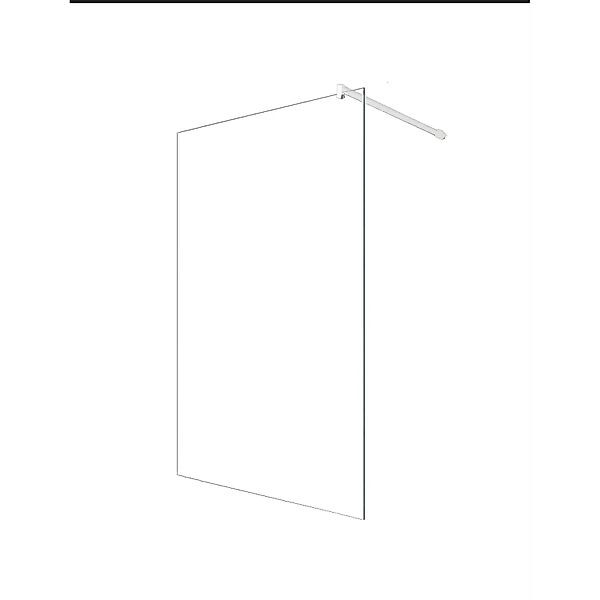 Glaszentrum Hagen 118x200cm Walk in Duschabtrennung Dusche WT günstig online kaufen