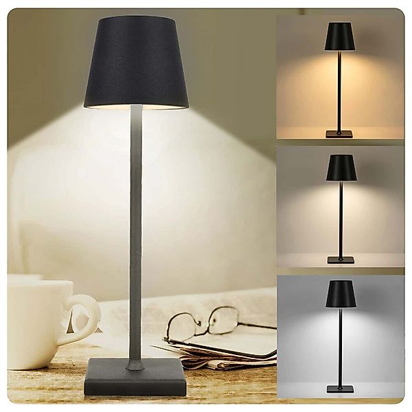 ibettertec LED Außen-Tischleuchte LED Tischlampe Kabellos, günstig online kaufen