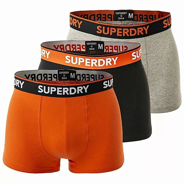 Superdry Herren Boxer Shorts, 3er Pack - Classic Trunk Triple Pack, Organic günstig online kaufen