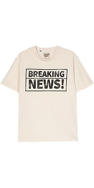 Wee Gallery Print-Shirt Gallery Dept. Breaking News Logo T-Shirt Beige Herr günstig online kaufen