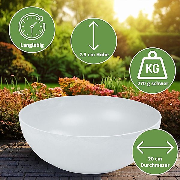 matches21 HOME & HOBBY Blumentopf Runde günstig online kaufen