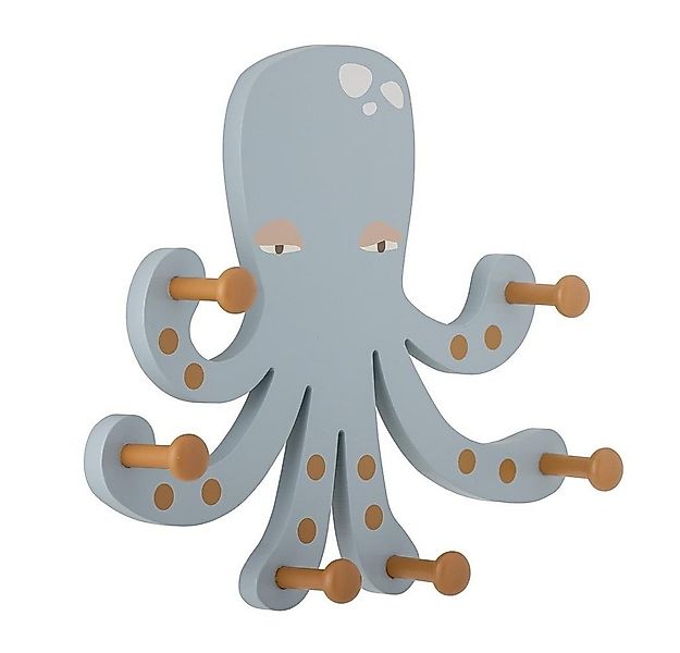 Bloomingville Wandgarderobe Oswall Kleiderständer Blau, Blau 30x26x6 cm aus günstig online kaufen