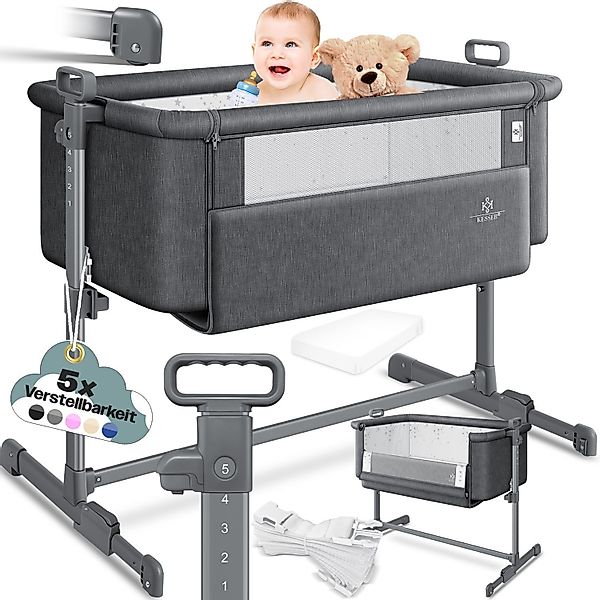 KESSER Kinderbett, Zustellbett Hubi 3in1 Baby günstig online kaufen