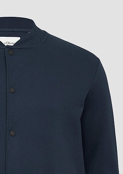 s.Oliver Allwetterjacke Sweatshirt-Jacke mit Druckknöpfen günstig online kaufen