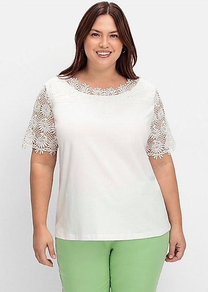 Sieh an! T-Shirt Shirt Kurzarm mit Rundhalsausschnitt günstig online kaufen