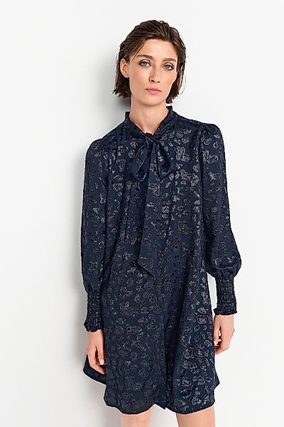 RICHROYAL Minikleid in schimmerndem Jacquard-Look mit günstig online kaufen
