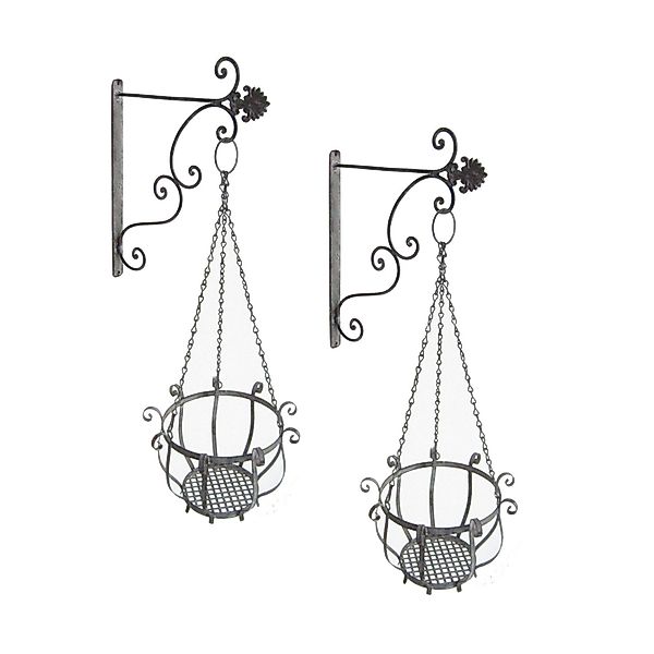 HTI-Living Blumenampel Nostalgische Blumenampel 2er Set günstig online kaufen