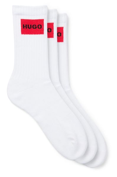 HUGO Freizeitsocken 3P QS RIB LABEL günstig online kaufen
