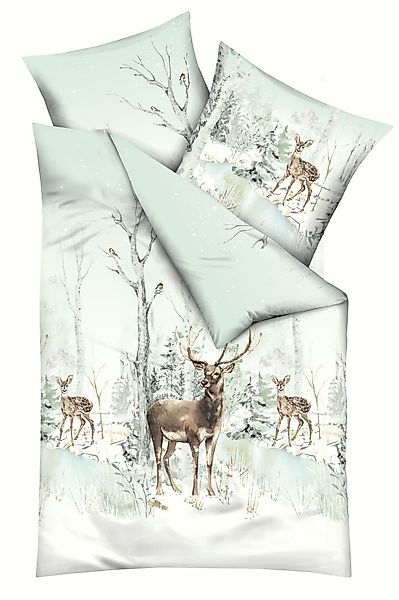 Kaeppel Bettwäsche Peaceful, Feinbiber, 2 teilig, günstig online kaufen