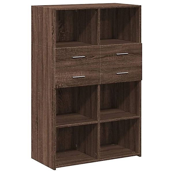 vidaXL Highboard Braun Eichen-Optik 80x42,5x124 cm Holzwerkstoff 3281391 günstig online kaufen