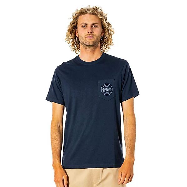 Rip Curl Re Entry Pocket Kurzärmeliges T-shirt L Navy günstig online kaufen