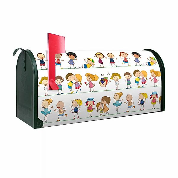 Banjado Amerikanischer Briefkasten Grün 48x22x16cm US Mailbox Letterbox Pos günstig online kaufen