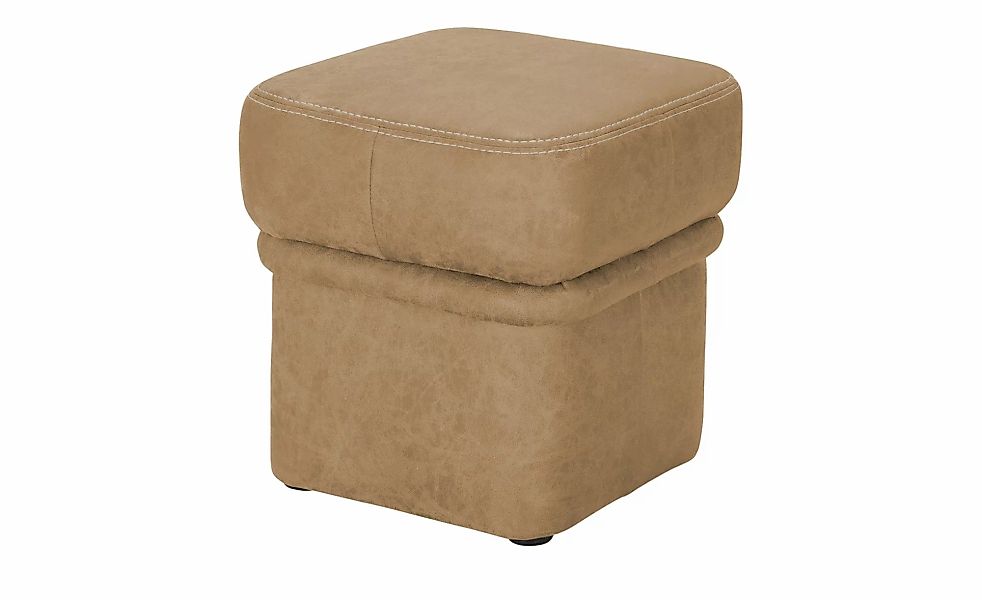 Hocker  Lech ¦ braun ¦ Maße (cm): B: 40 H: 46 T: 40.0 Polstermöbel > Hocker günstig online kaufen