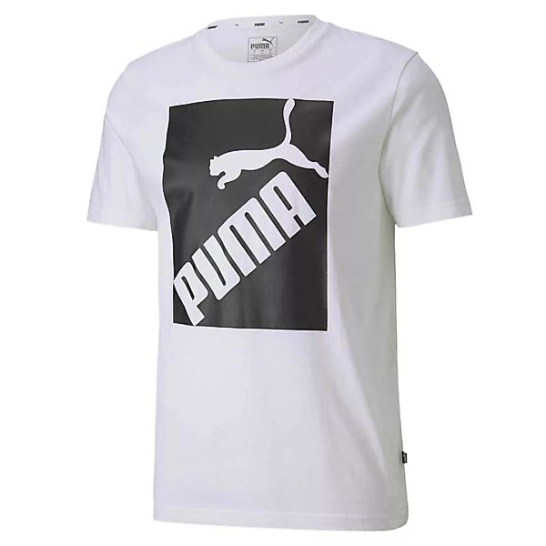 Puma Big Logo Kurzarm T-shirt S Puma White günstig online kaufen