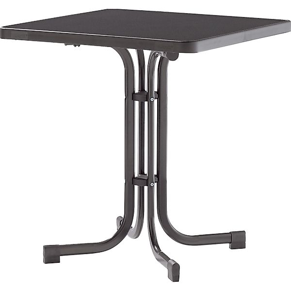 Sieger Klapptisch Quadratisch Eisengrau 70 cm x 70 cm günstig online kaufen