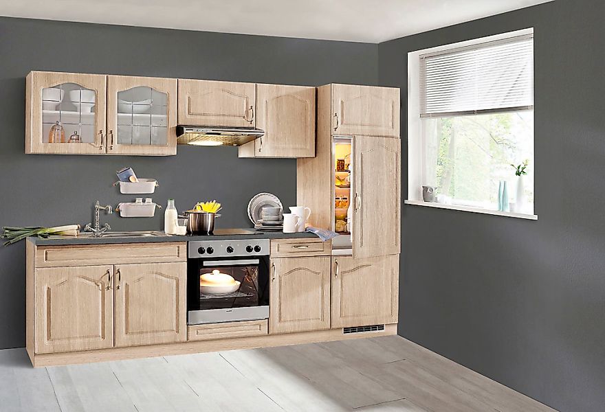 wiho Küchen "Linz" ohne E-Geräte, Breite 270 cm günstig online kaufen