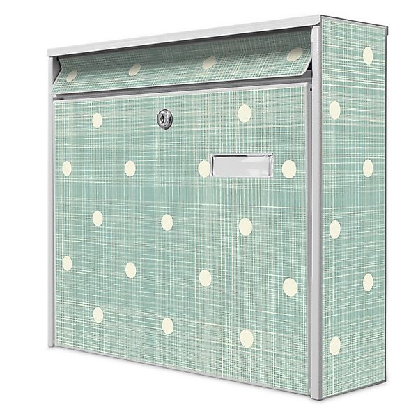 Banjado Briefkasten Weiß 36.2x32.2x10cm Groß / Inkl. Montagematerial & 2 Sc günstig online kaufen