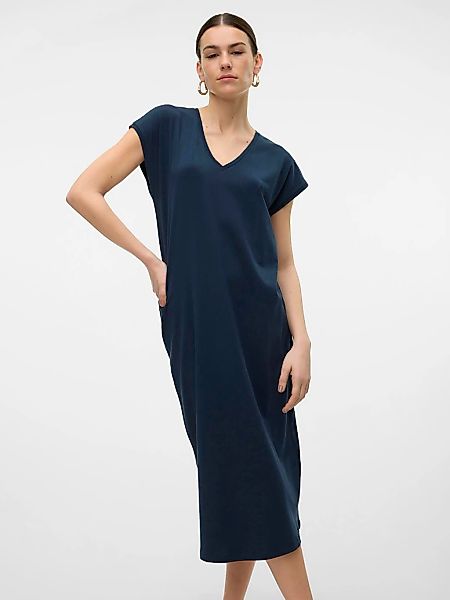 Vero Moda Midikleid "VMBARBARA SS CALF DRESS JRS SPE GA", Sommerkleid günstig online kaufen