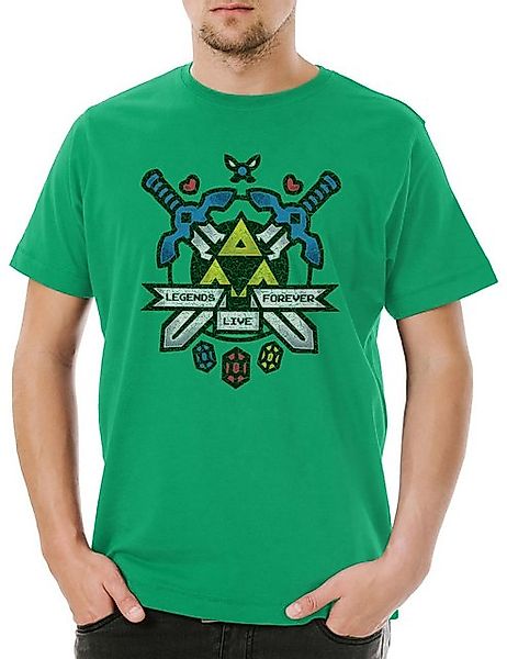 Urban Backwoods Print-Shirt Urban Backwoods Legends Live Forever Herren T-S günstig online kaufen