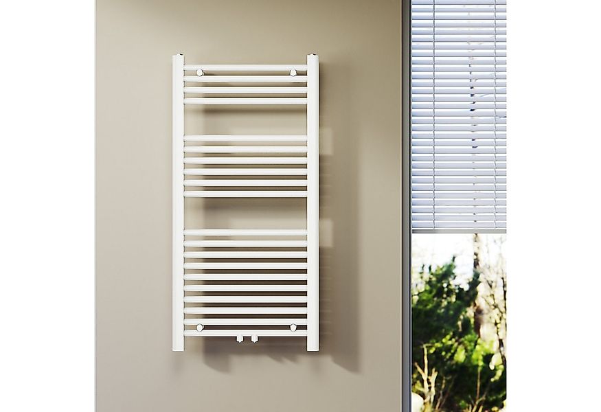 SONNI Badschnellheizer Badheizkörper Weiß Mittelanschluss Handtuchtrockner günstig online kaufen
