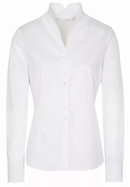 Eterna Klassische Bluse ETERNA CLASSIC FIT Langarm Bluse weiss strukturiert günstig online kaufen