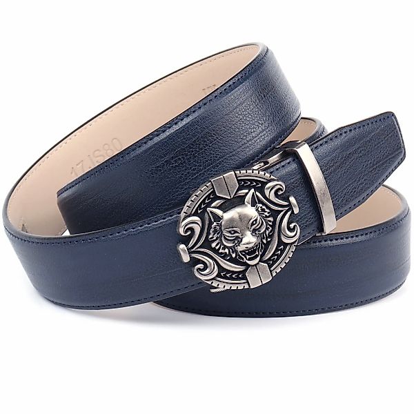 Anthoni Crown Ledergürtel, Ledergürtel geflammt günstig online kaufen