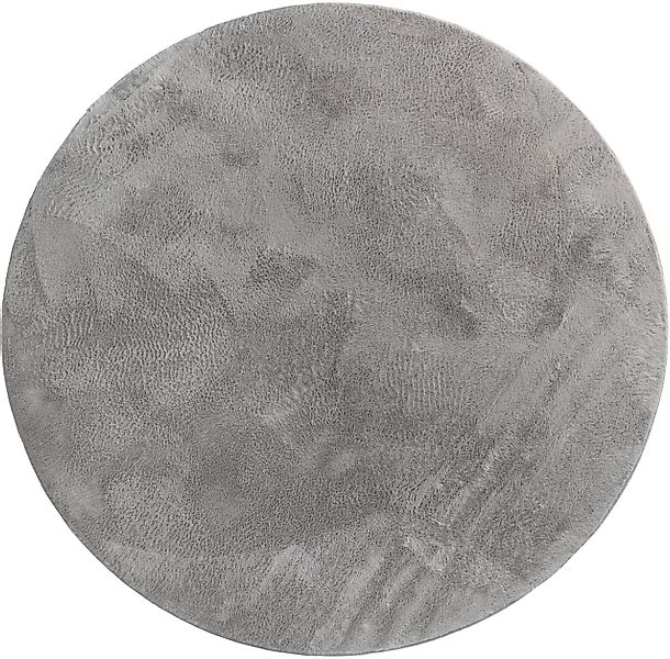 Paco Home Fellteppich »Kunstfell Soft 380«, rund, 14 mm Höhe, Langflor, Kus günstig online kaufen