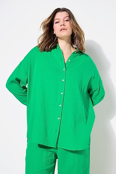 Studio Untold Hemdbluse Musselin Bluse oversized günstig online kaufen