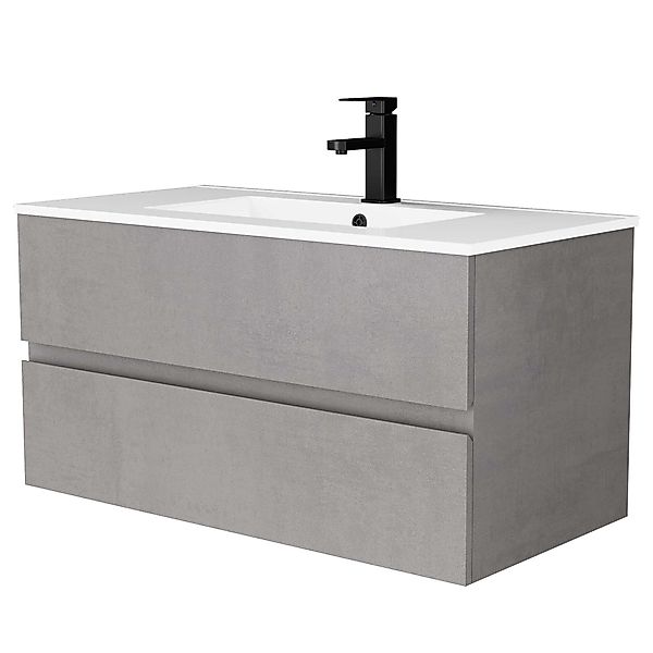 UEV Waschtisch mit Unterschrank, Waschbeckenunterschrank 60cm/75cm/90cm günstig online kaufen