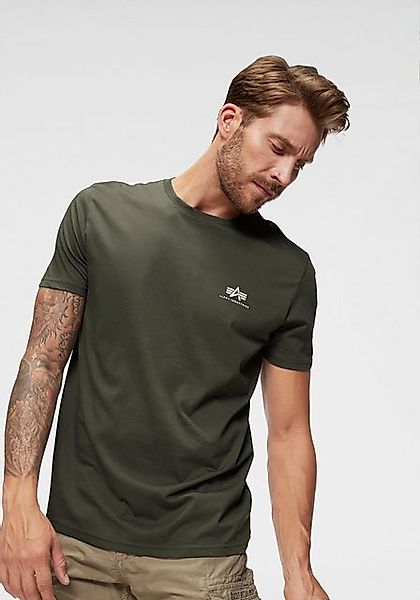 Alpha  T-Shirt Basic T Small Logo - dark olive günstig online kaufen